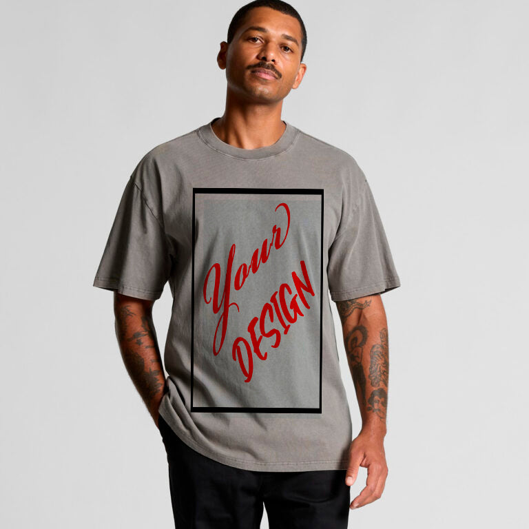 Mens Heavy Faded Tee - 5082