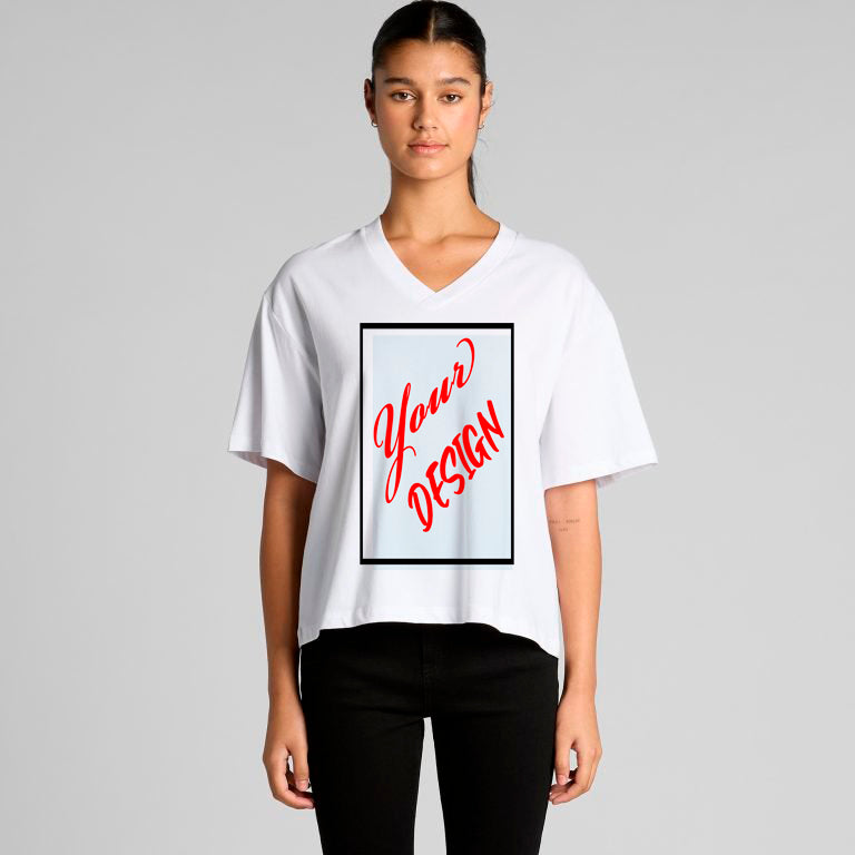 Wo's Martina V Neck Tee | 4095